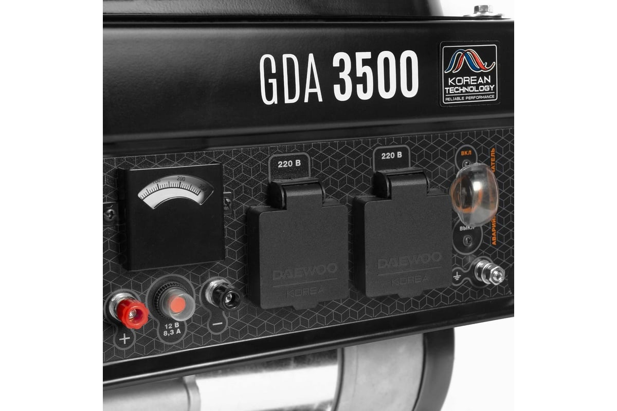 Бензиновый генератор Daewoo GDA 3500