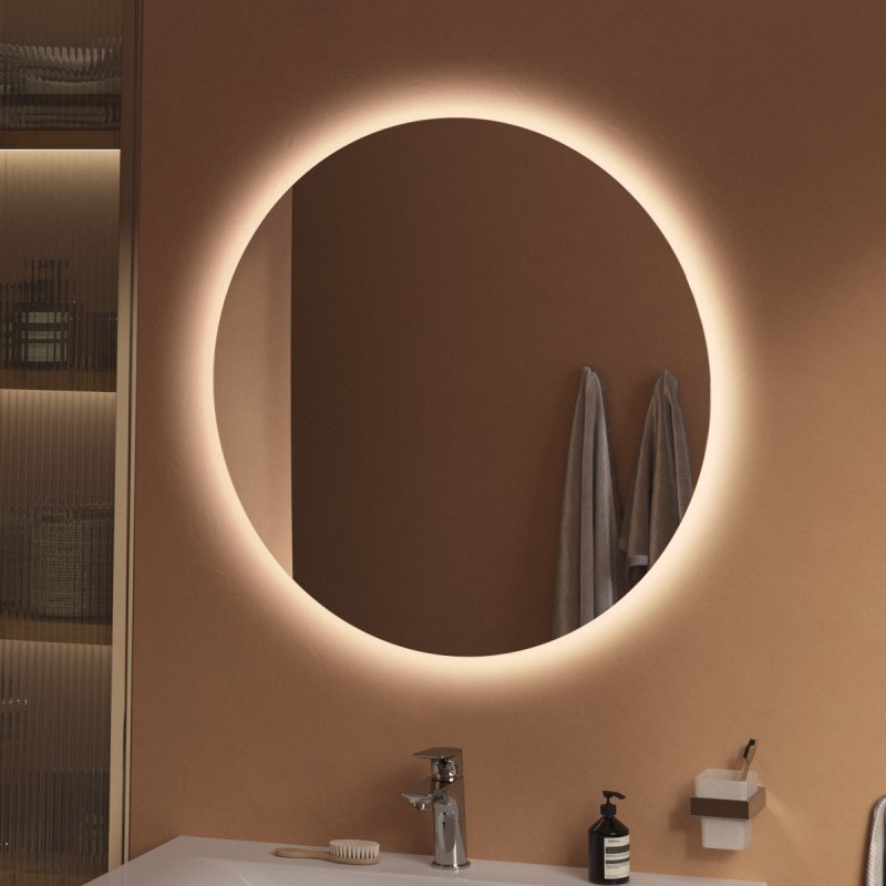 Зеркало BelBagno SPC-INT-800-LED 80x80 см с подсветкой