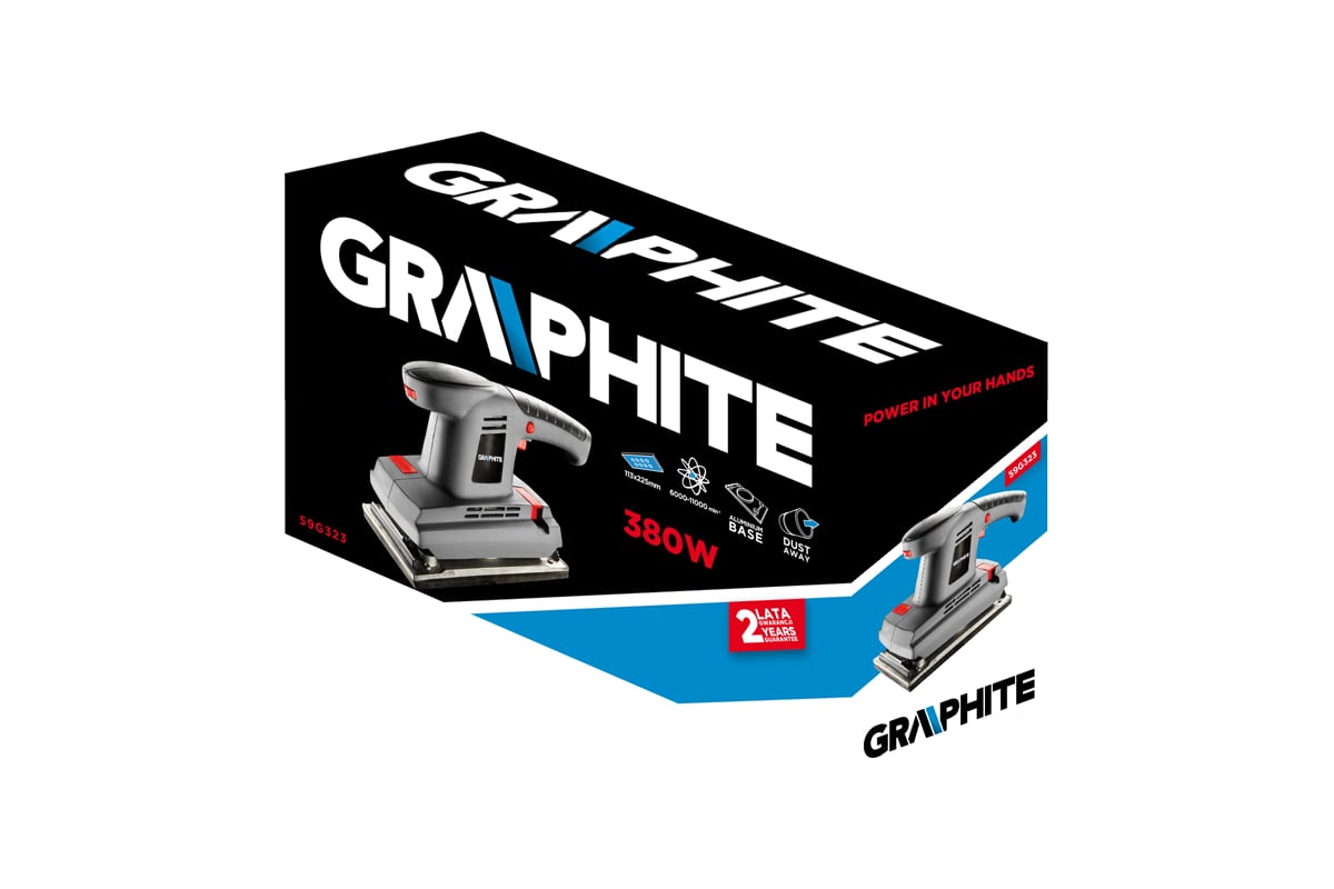 Вибрационная шлифовальная машина Graphite 59G323