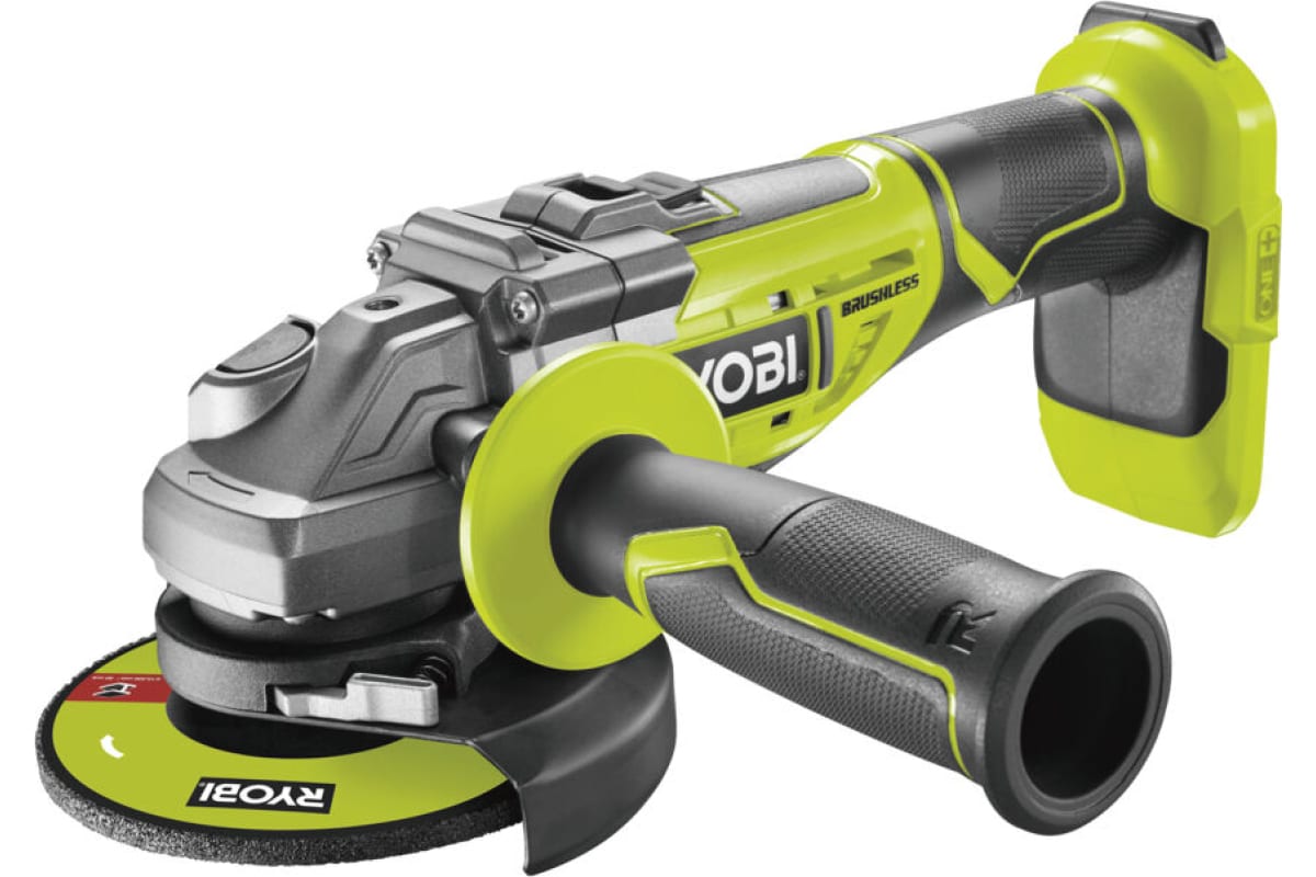 Бесщеточная углошлифмашина Ryobi ONE+ R18AG7-0 5133002852