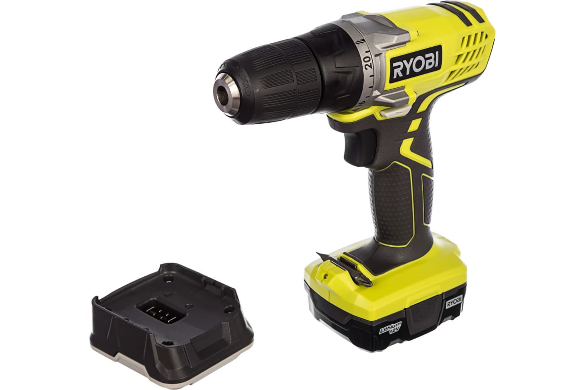 Аккумуляторная дрель-шуруповерт Ryobi R12SD-L13G 5133002322