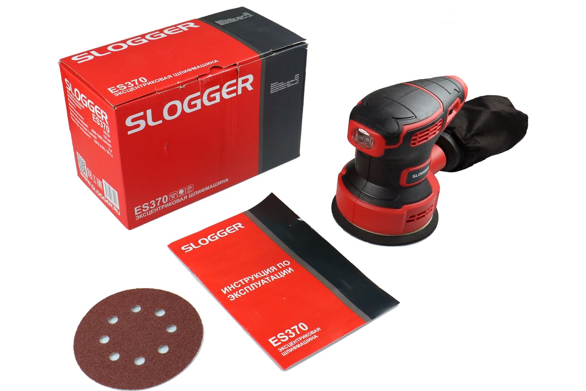 Эксцентриковая шлифмашина Slogger ES370