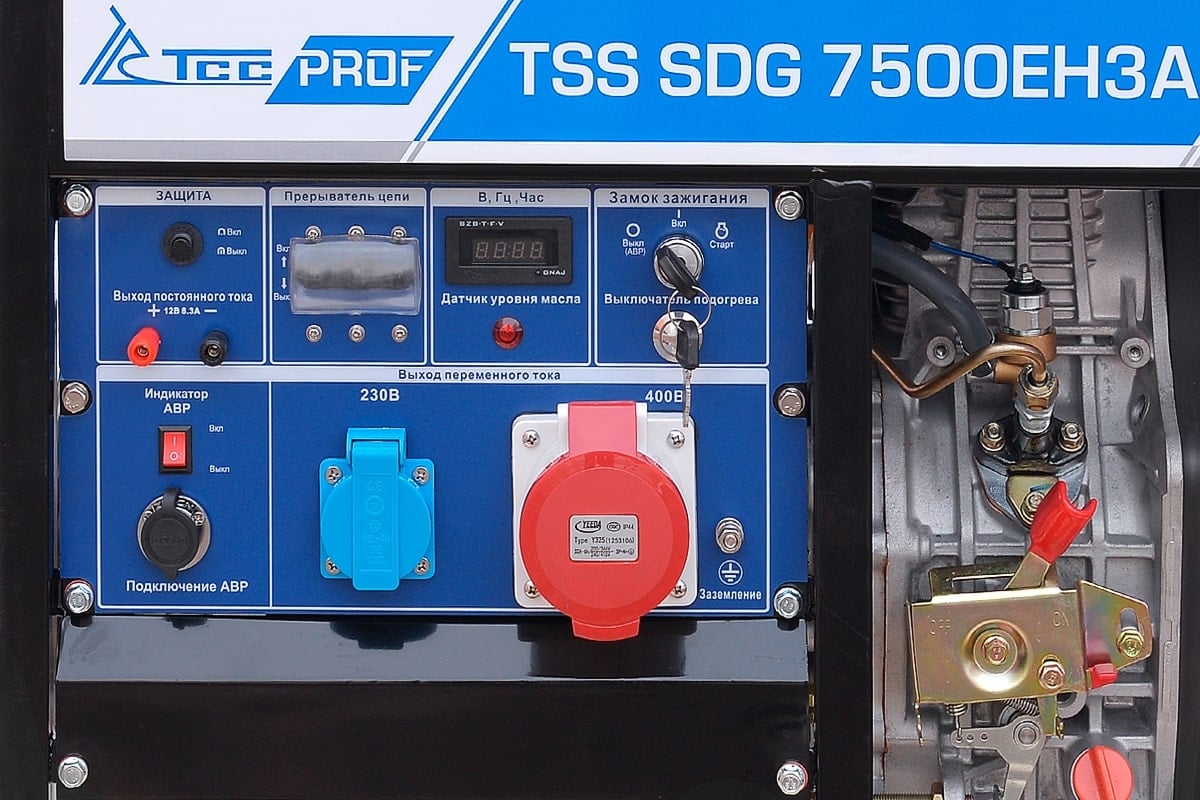 Дизель генератор ТСС SDG 7500EH3A 100027