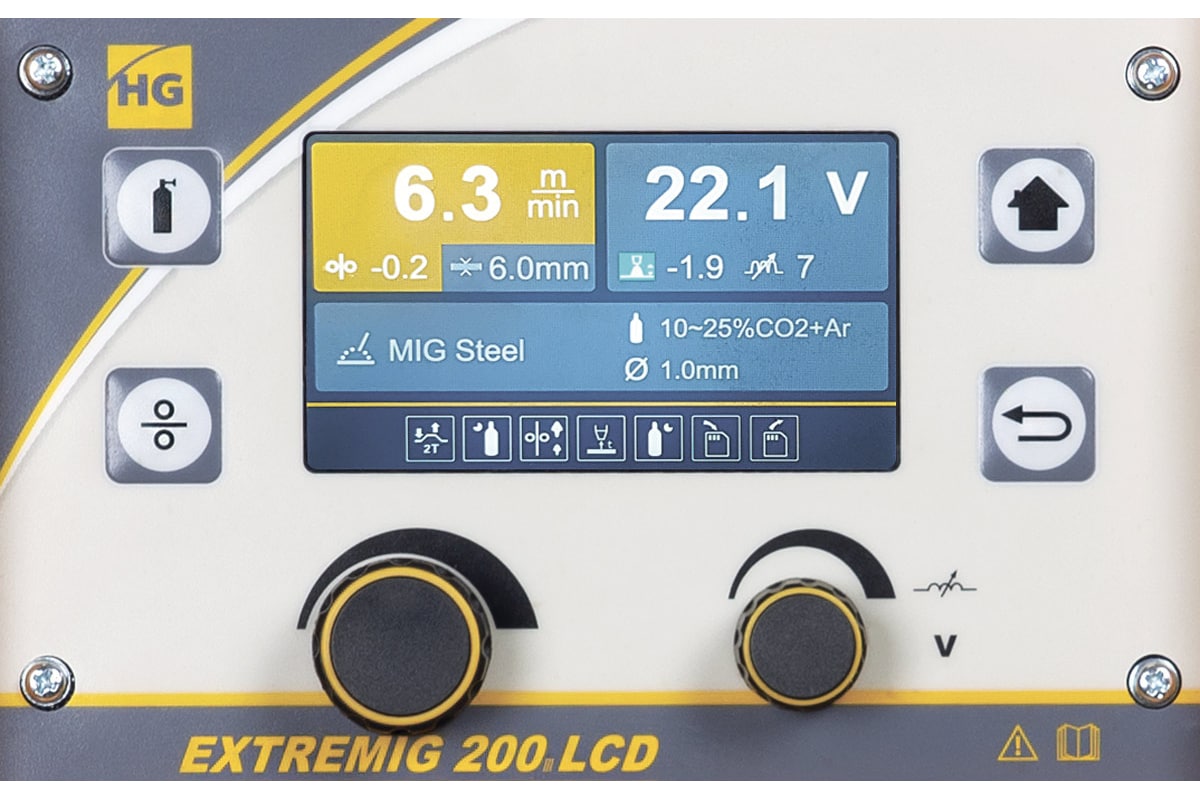 Сварочный полуавтомат Hugong EXTREMIG 200 III LCD 029650