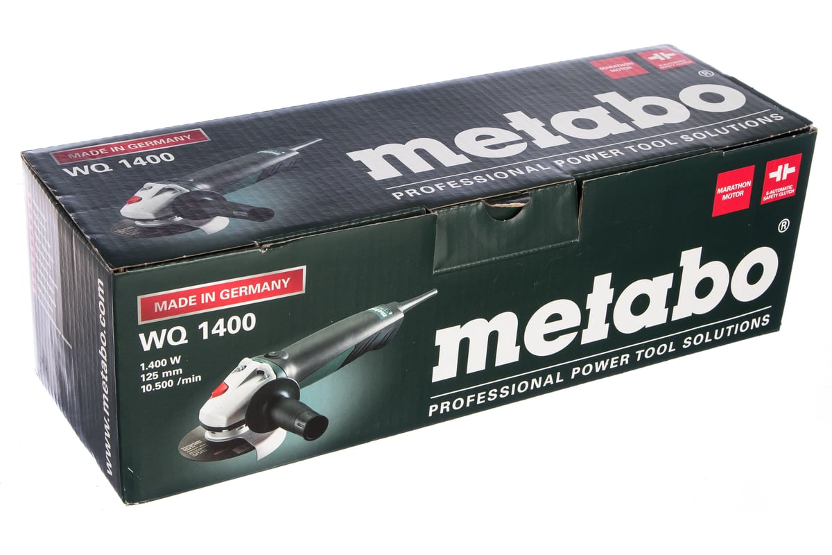 Угловая шлифмашина Metabo WQ 1400 600346000