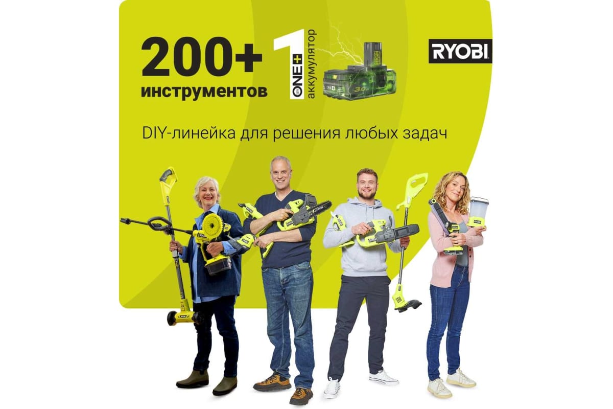 Эксцентриковая шлифмашина Ryobi ONE+ R18ROS-0 5133002471