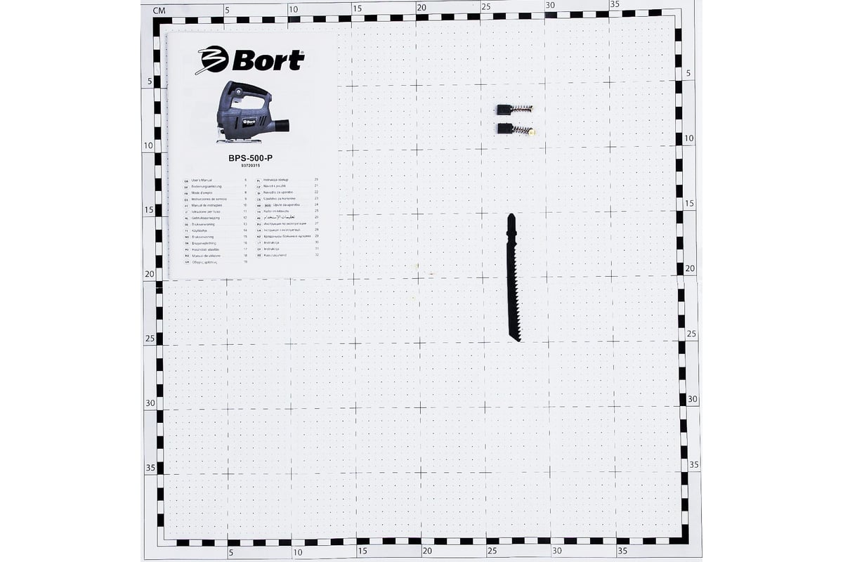 Электрический лобзик Bort BPS-500-P 93720315