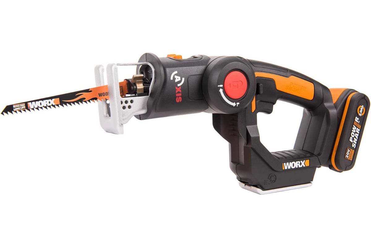 Аккумуляторный лобзик-сабельная пила Worx WX550