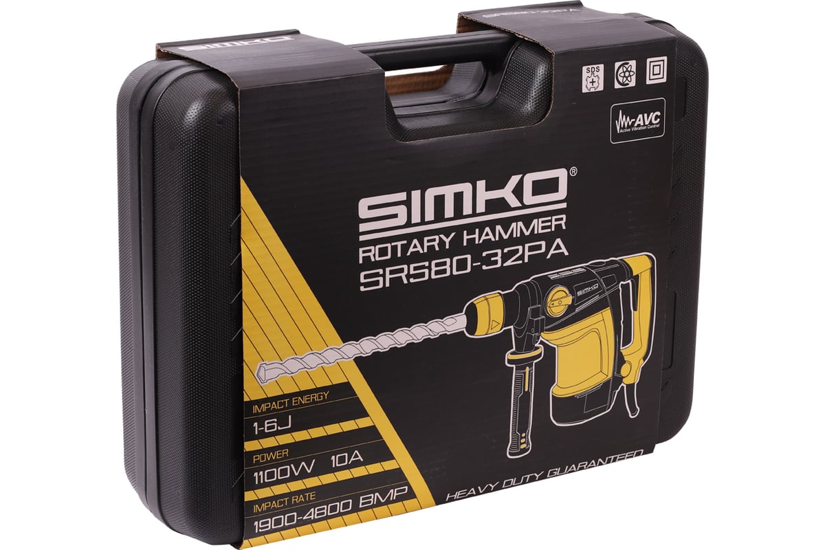 Перфоратор Simko SDS + SR580-32PA