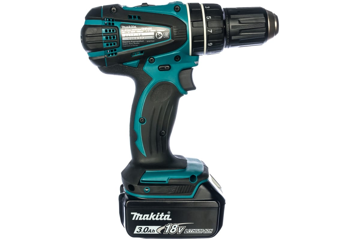 Аккумуляторная дрель Makita DHP456RFE