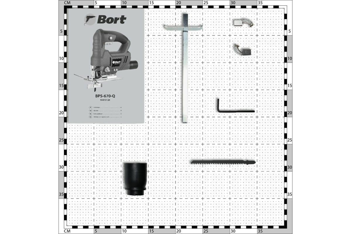 Электрический лобзик Bort BPS-670-Q 93413120