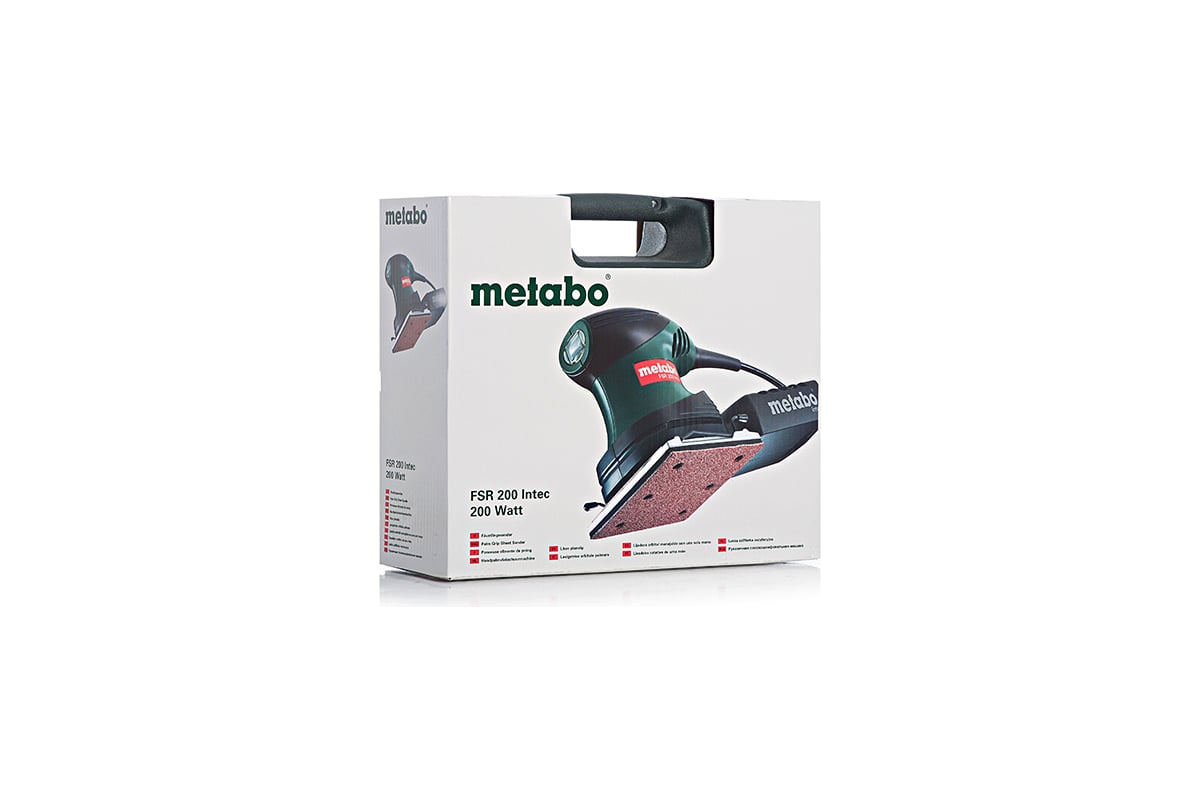 Плоская шлифмашина Metabo FSR 200 Intec 600066500