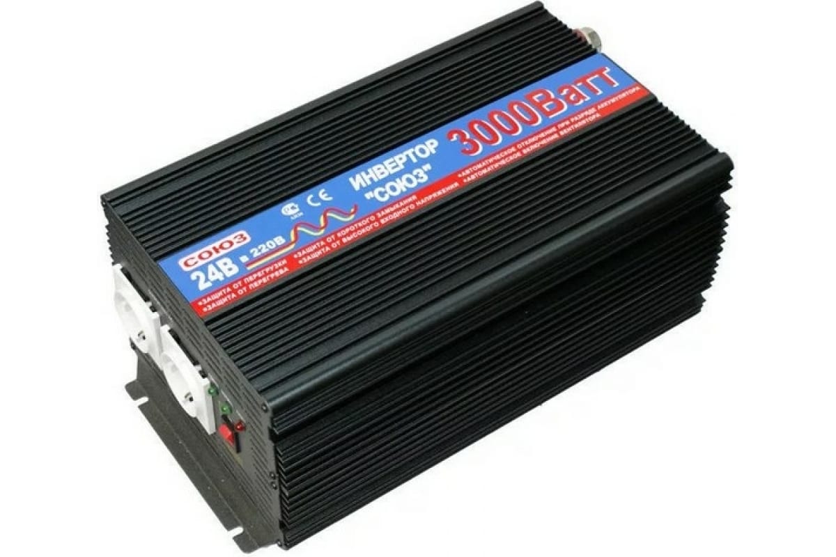 Инвертор Союз 3000W/24V 883001