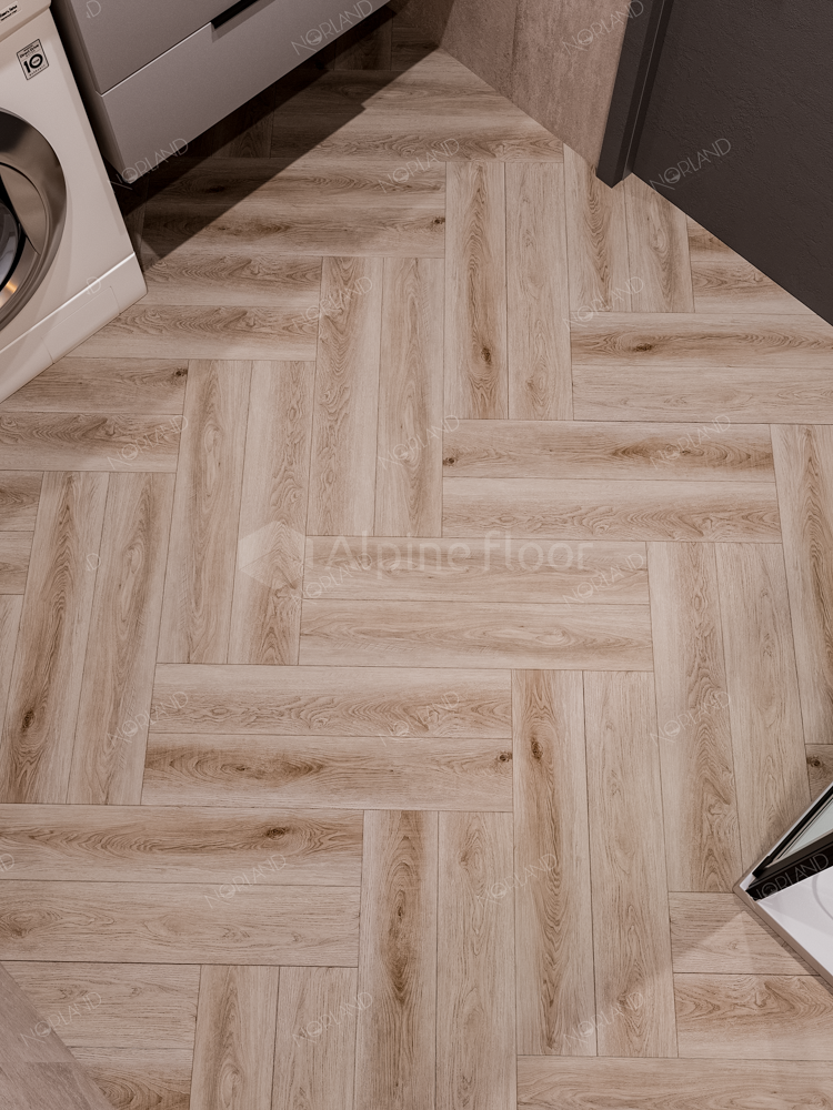 Виниловый ламинат Norland Lagom Parquet LVT Bratt 590x118x2 мм, 1034-5