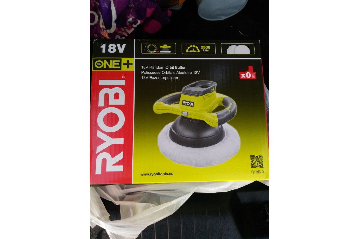 Аккумуляторная полировальная машина Ryobi ONE+ R18B-0 5133002465