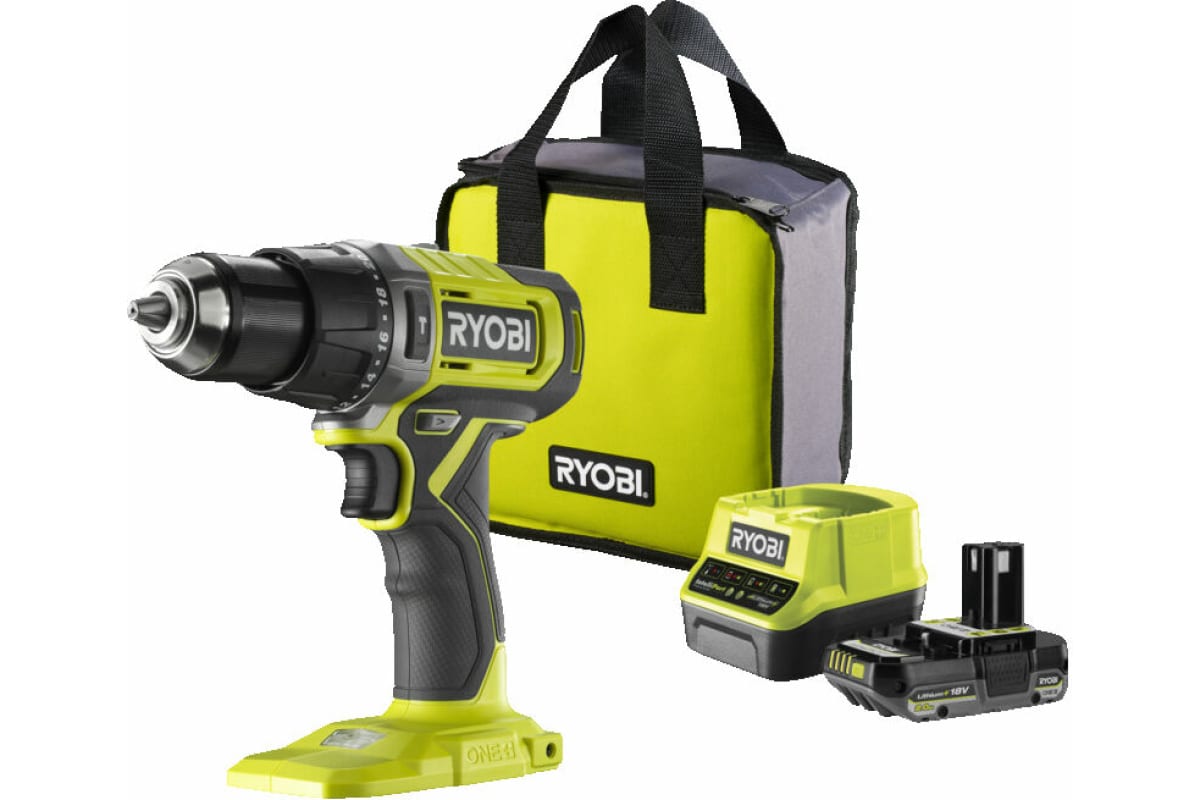 Ударная дрель-шуруповерт Ryobi 18В RPD18-2C20S 5133005523