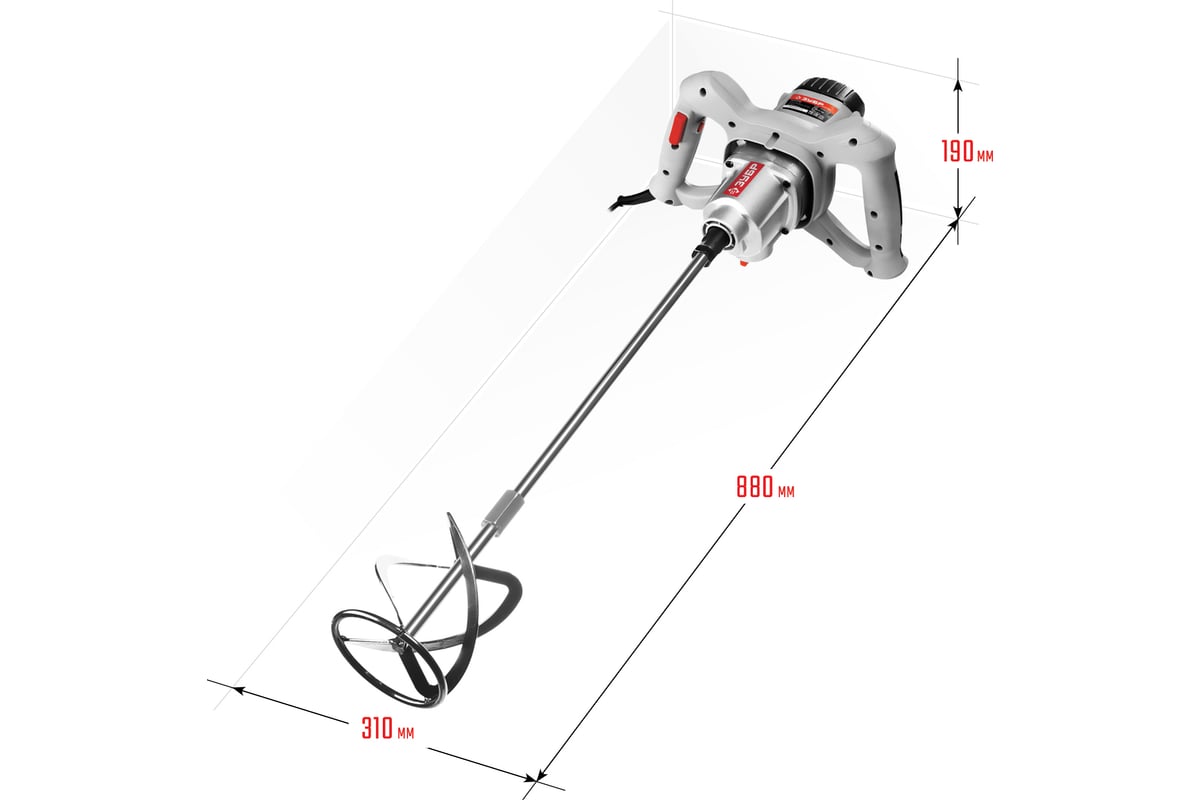 Строительный миксер Зубр МР-1050-1