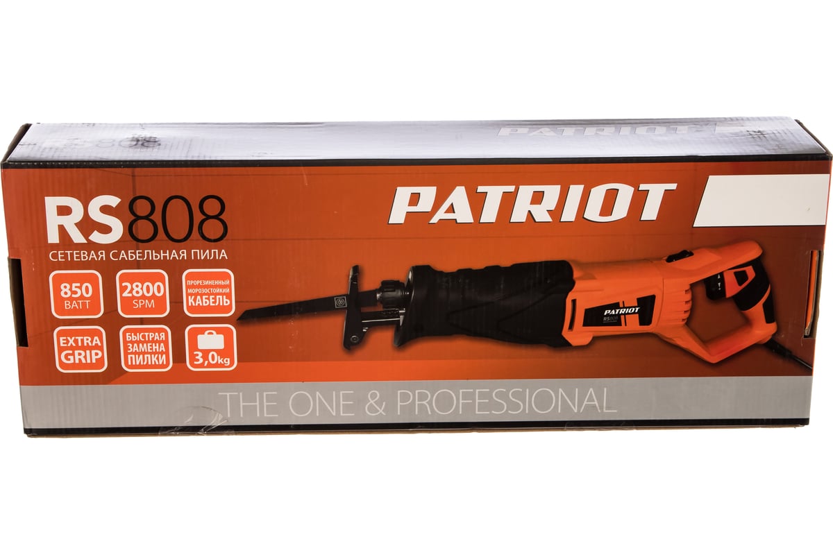 Сетевая сабельная пила Patriot RS 808 110303808