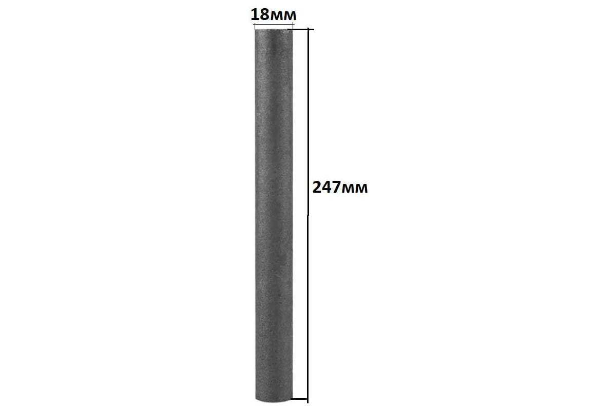 Электроды графитовые 18x247 мм, 3 шт AVTOGARANT ЭГ18х247