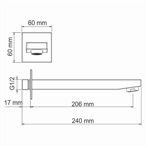 Смеситель для раковины WasserKRAFT Sauer A71573 глянцевое золото