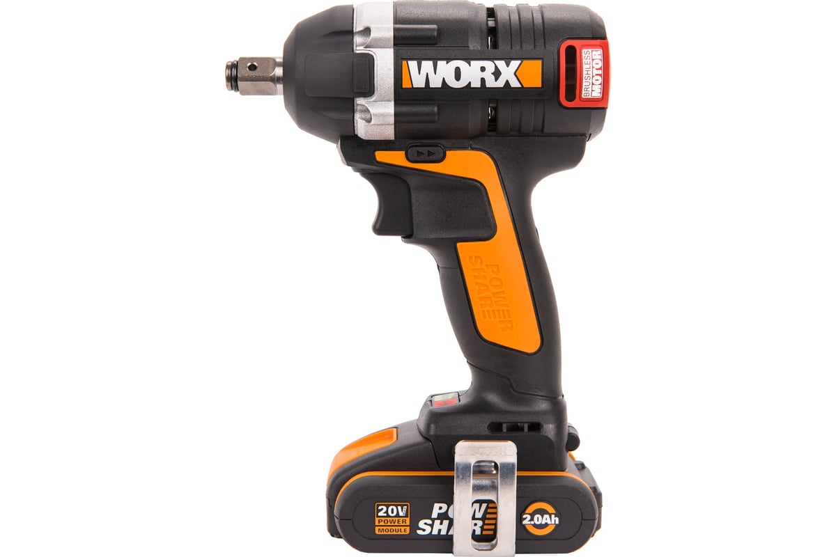 Аккумуляторный бесщеточный гайковёрт Worx WX279