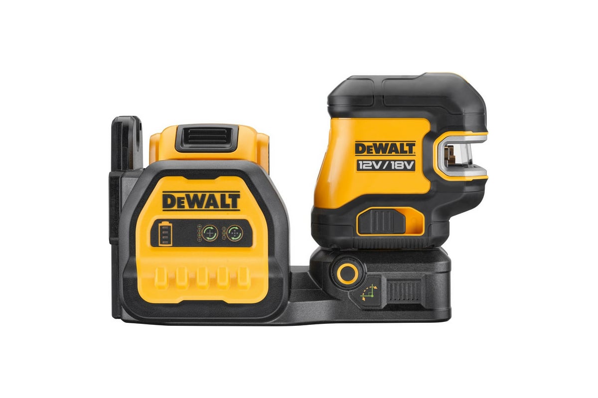 Лазерный построитель плоскостей DeWalt 18В, зеленый DCE825D1G18-QW