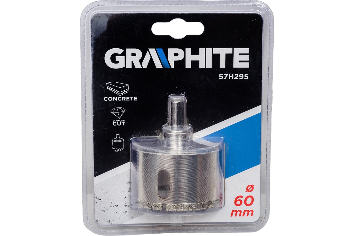 Сверло по керамической плитке 60 мм Graphite 57H295