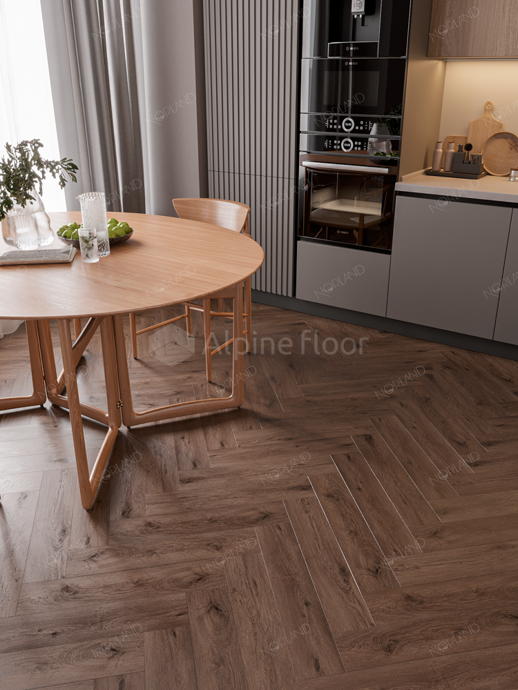 Виниловый ламинат Norland Lagom Parquet LVT Sterk 590x118x2 мм, 1034-9