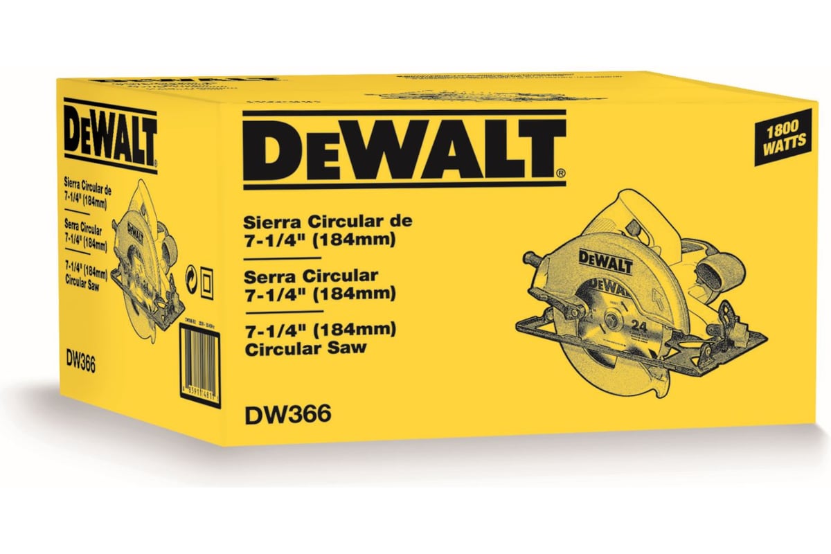 Дисковая пила DeWalt DW 366