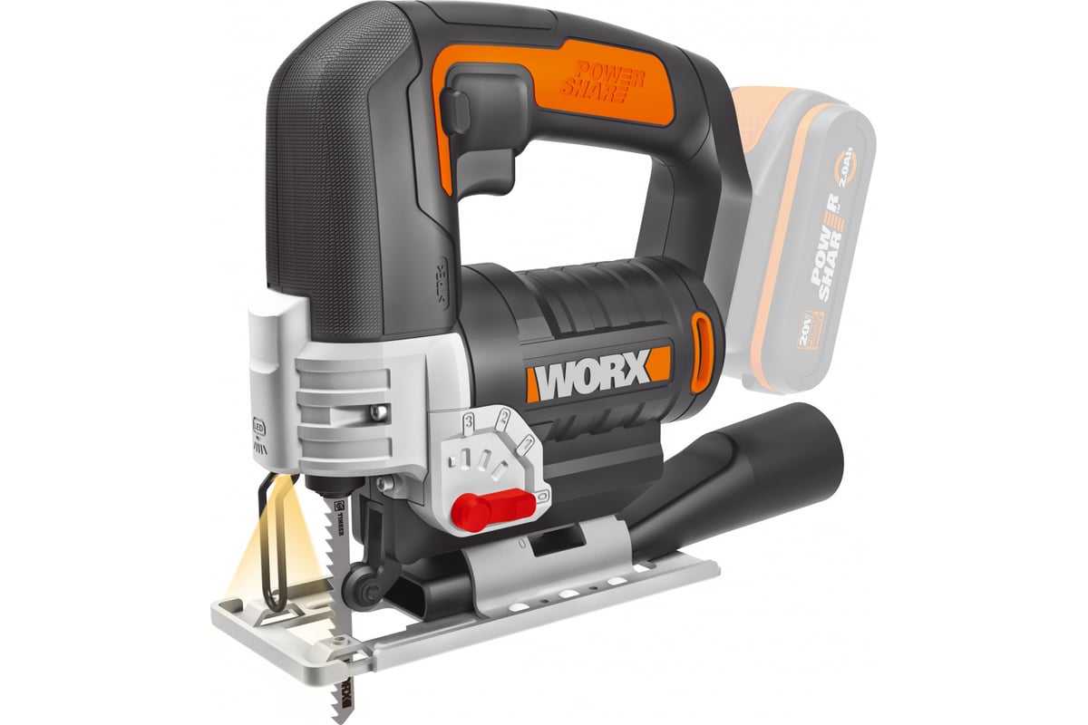 Аккумуляторный лобзик Worx WX543.9