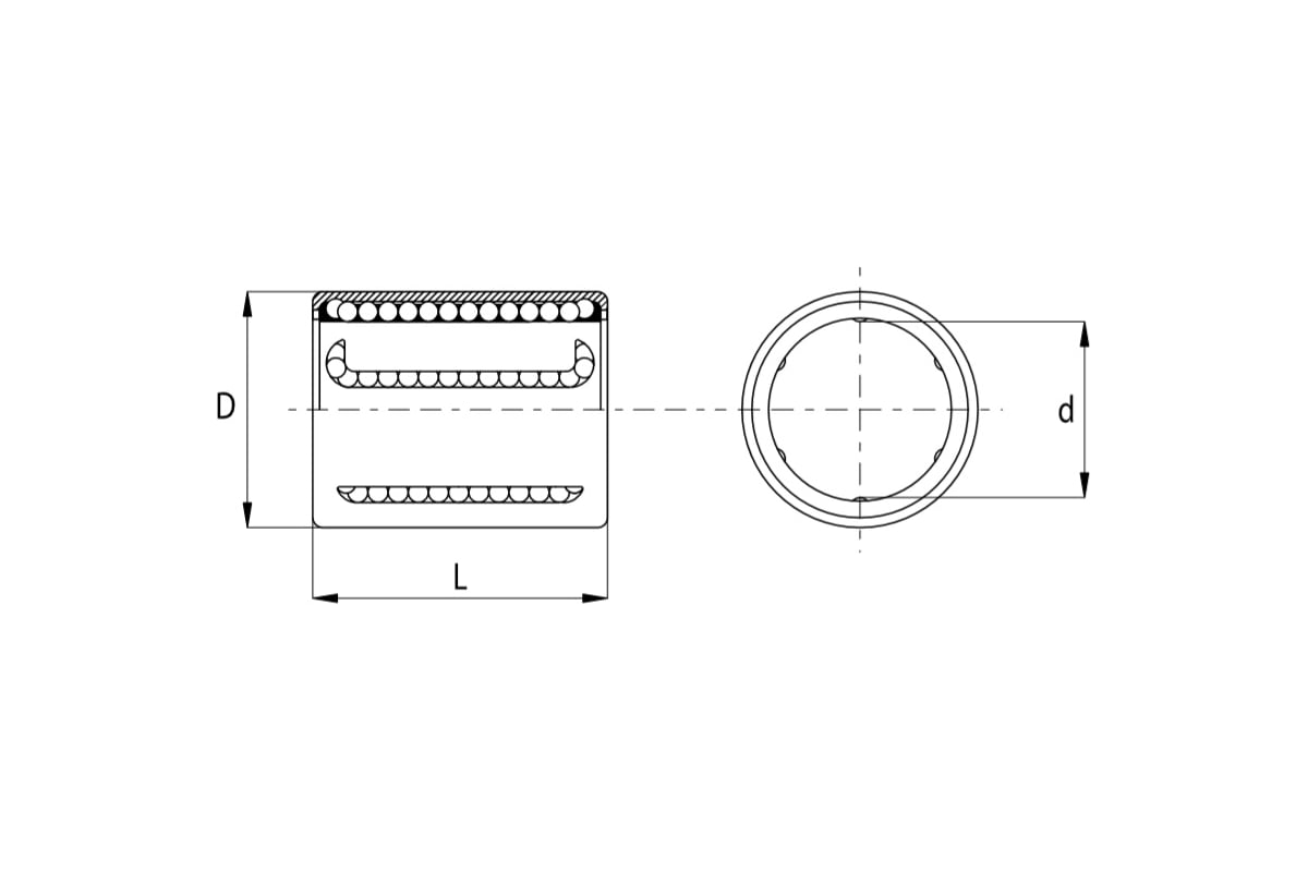 Линейный подшипник TECHNIX KH1428PPTEСHNIX