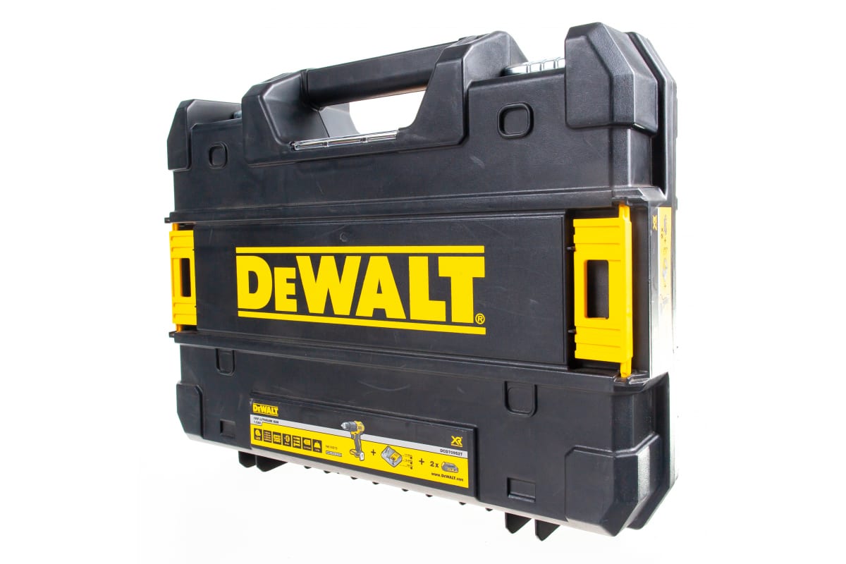 Компактная ударная дрель-шуруповерт DeWalt 18В DCD709S2T