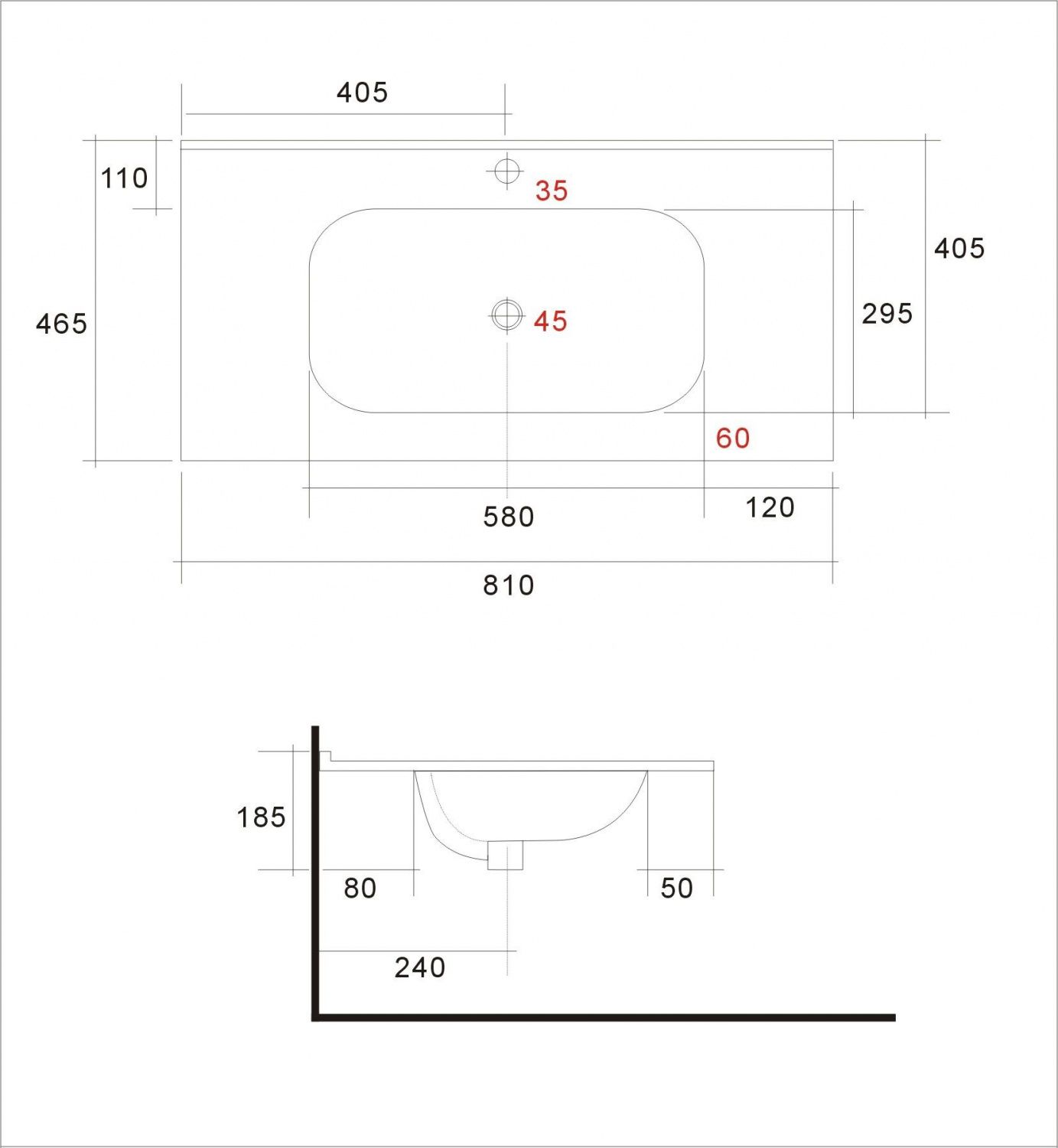 Мебель для ванной Art&Max Torino 80 см Ниагара