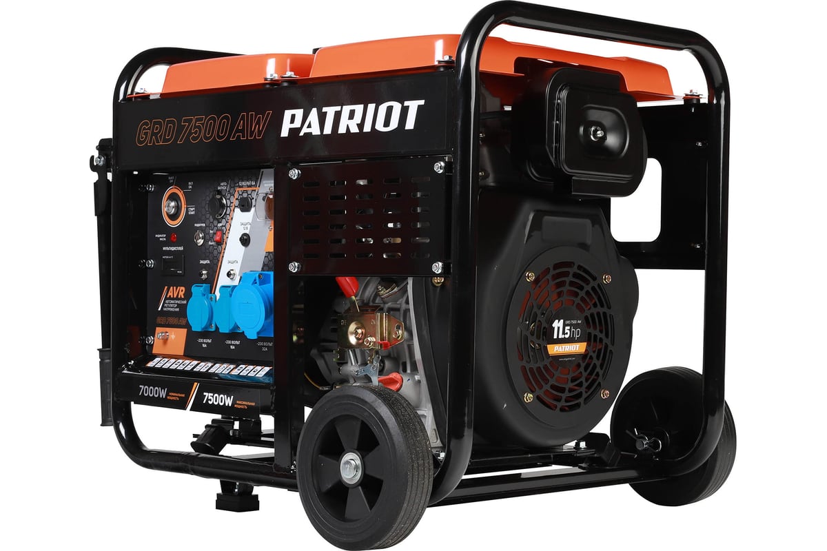 Дизельный генератор Patriot GRD 7500AW 472702275