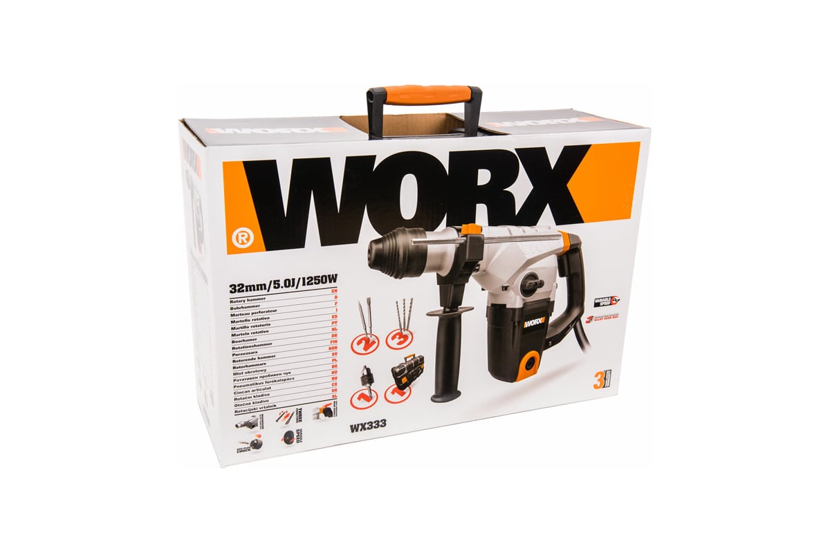 Электрический перфоратор Worx WX333