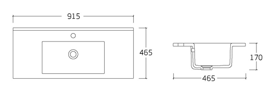 Мебель для ванной Vincea Mia 90 см (под раковину VBS-13990) V.Oak