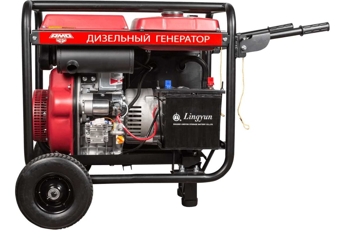 Дизельный генератор AMO ADG 6000EF3 856235