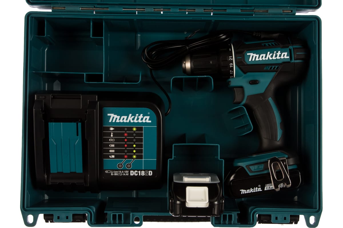 Аккумуляторная дрель-шуруповерт Makita DDF482SYE