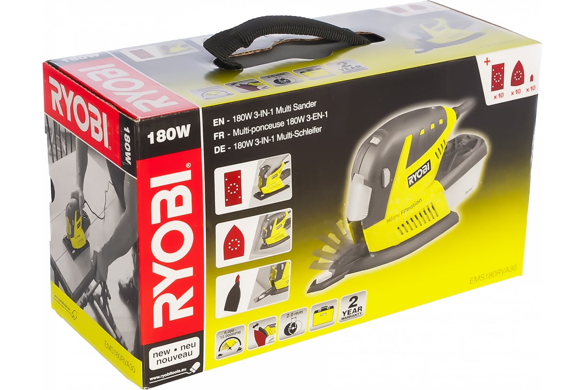 Дельта шлифмашина Ryobi EMS180RV 5133000530