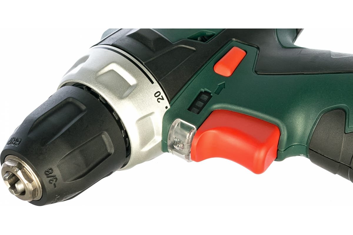 Аккумуляторная дрель Metabo PowerMaxx BS 12 В, 1х2.0, патрон, сумка 600079500