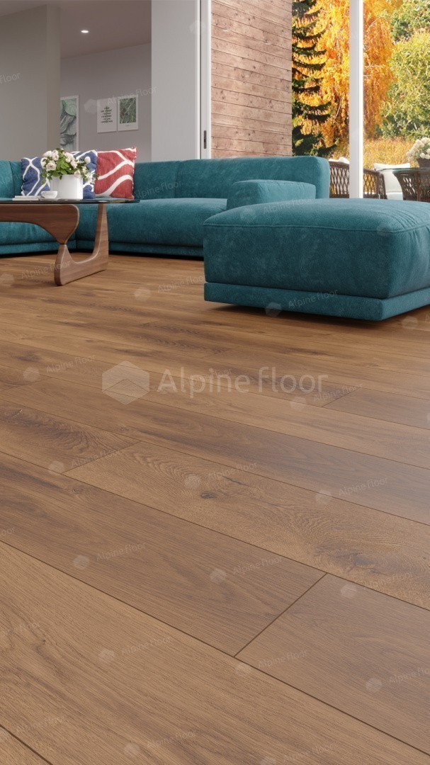 SPC ламинат Alpine Floor Premium XL Дуб Насыщенный 1524x180x8 мм, ECO 7-7 ABA