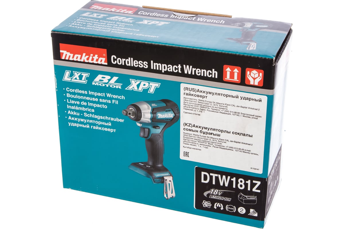 Аккумуляторный гайковерт Makita DTW181Z