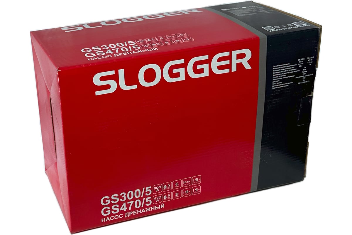 Дренажный насос Slogger GS300/5