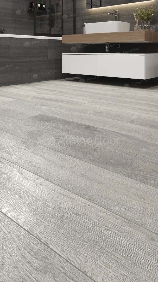 SPC ламинат Alpine Floor Premium XL Дуб Платина 1524x180x8 мм, ECO 7-14 ABA New