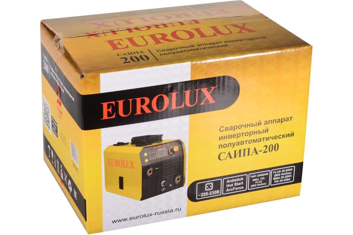 Сварочный полуавтомат Eurolux САИПА-200 65/143