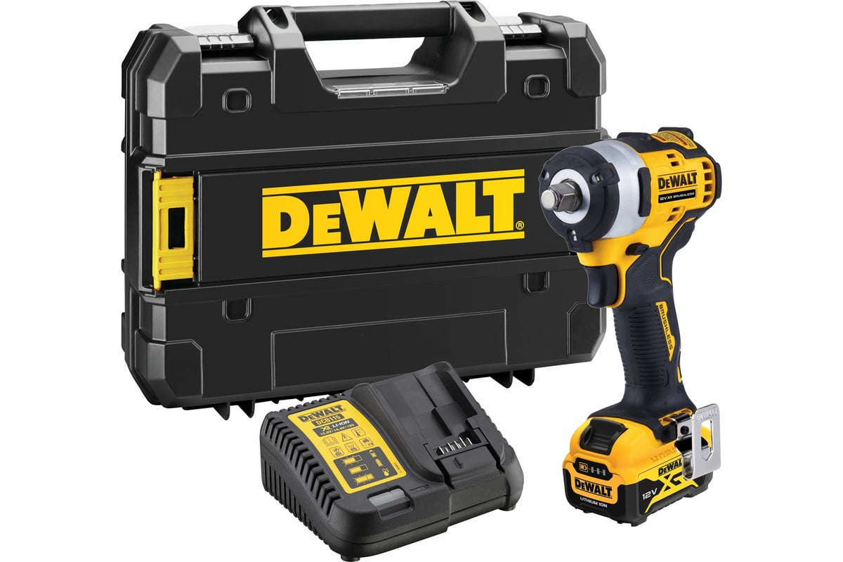 Гайковерт DeWalt 12В, 5 Ач DCF901P1-QW