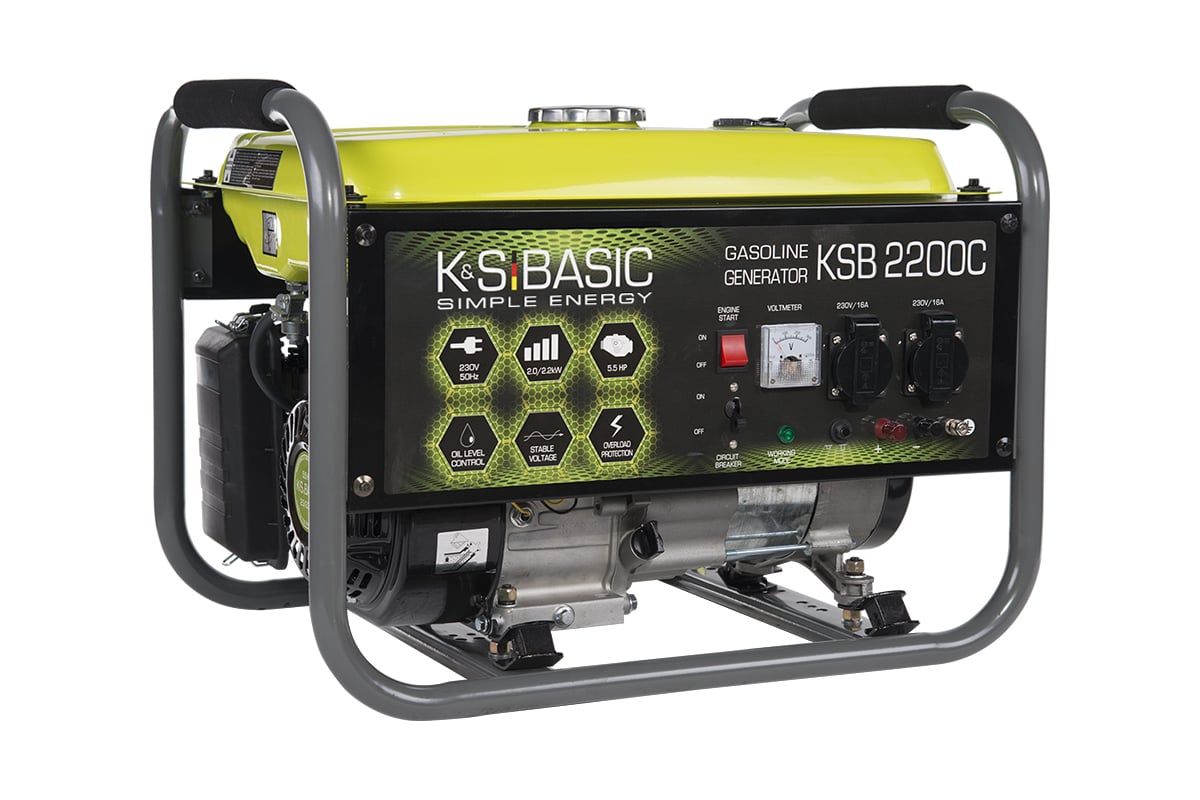 Бензиновый генератор K&S BASIC KSB 2200C