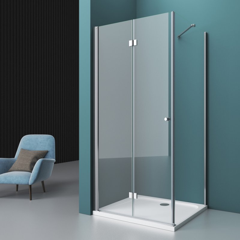 Душевой уголок BelBagno ALBANO-AS-1-100-C-Cr 100x100 прозрачный, хром