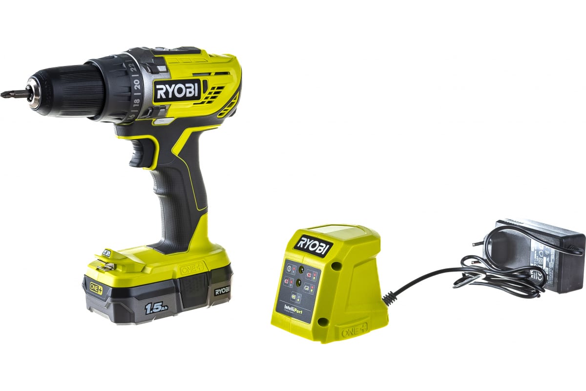 Компактная дрель-шуруповерт Ryobi ONE+ R18DD3-115S 5133005301