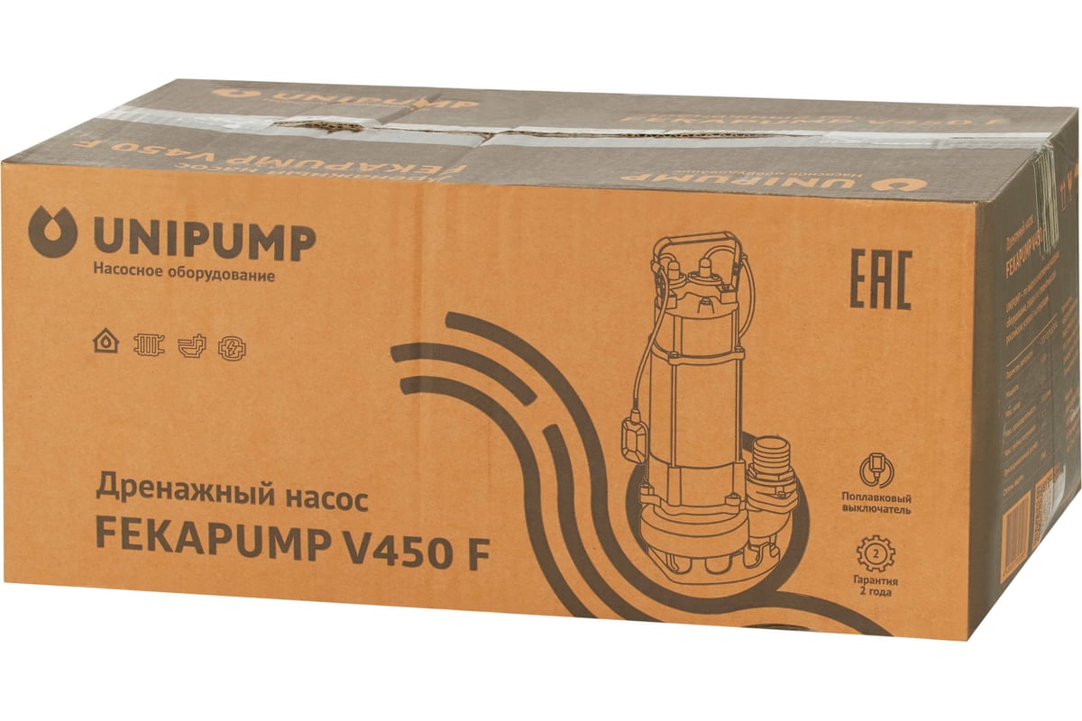 Дренажный насос UNIPUMP FEKAPUMP V 450F 52156